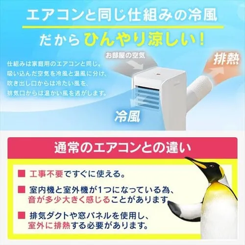 【訳あり】ポータブルクーラー 4.5〜7畳 airwill IPA-2222G_6