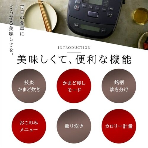 圧力IHジャー炊飯器 5.5合 RC-PCA50-H グレー