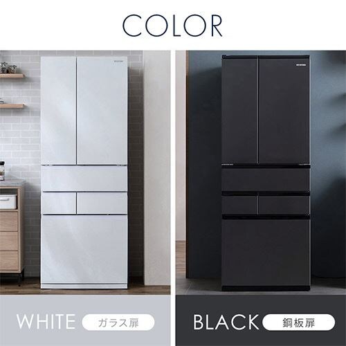 設置無料】 冷蔵庫 503L 大容量冷凍室132L フレンチドア 設置