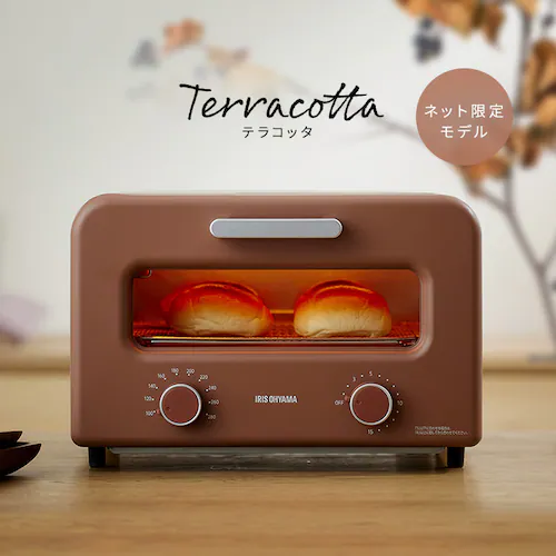 【レビュー投稿で1000Pプレゼント】 トースター カーボントースター スチーム 4枚焼き SOT-401-T テラコッタ_17