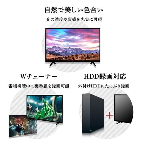 フルハイビジョンテレビ 40V 40FB10PB ブラック H103077F│アイリス ...