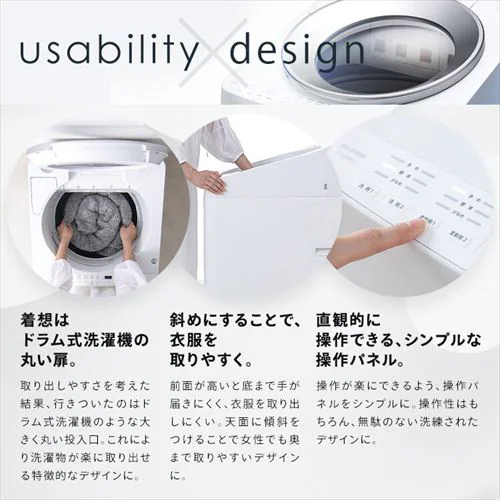 洗濯機 8kg OSH 4連タンク 洗剤自動投入 ガチ落ち極渦洗浄 省エネ 節水 ラクとれLOW設計 インバーター搭載 残り湯で洗濯 二人暮らし ファミリー向け TCW-80A01-W_21