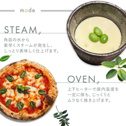 レビュー投稿で1000Pプレゼント】 スチームオーブンレンジ 24L 角皿式