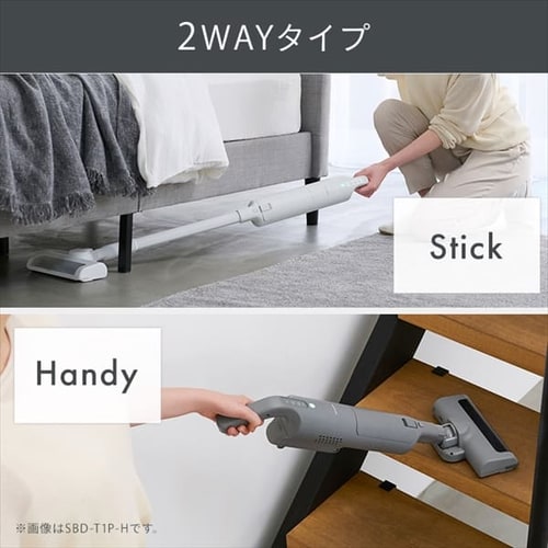 充電式スティッククリーナー SBD-200P-W ホワイト H200070F│アイリス