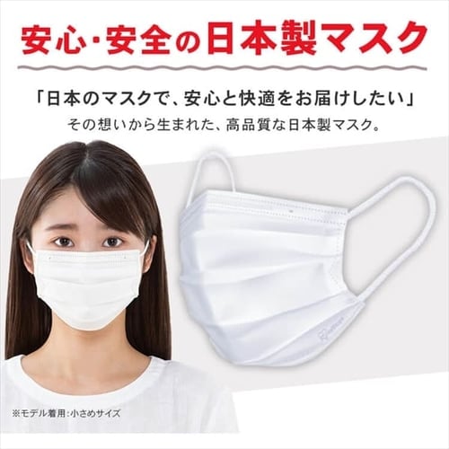 60枚】 日本製 プリーツ マスク ふつうサイズ H200947