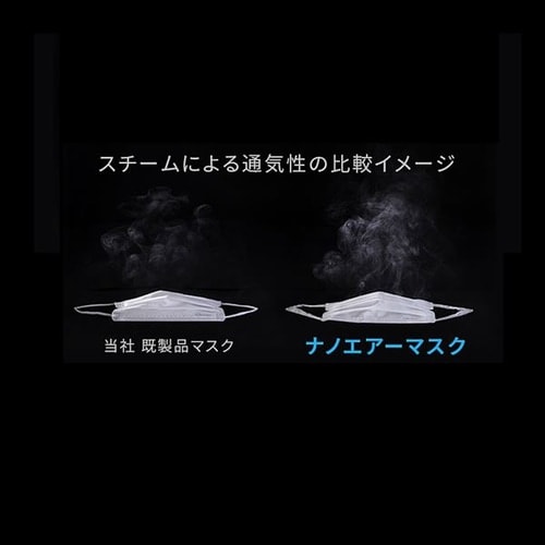 150枚】 日本製 ナノエアー マスク ふつうサイズ 50枚入×3 1922192
