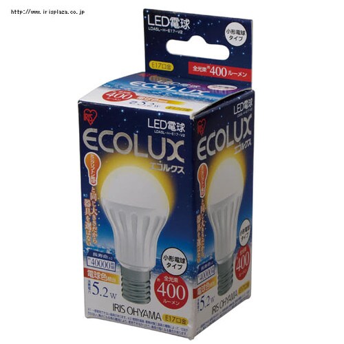 LED電球 【長寿命小形タイプ】4.3W LDA4L-H-E17-V2 電球色・LDA4N-H-E17-V2 昼白色_3