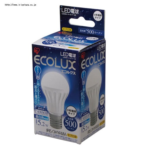LED電球 【長寿命小形タイプ】4.3W LDA4L-H-E17-V2 電球色・LDA4N-H-E17-V2 昼白色_6