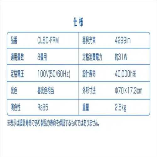 y󂠂zLEDV[OCg ^T[LbgV[Y fUCt[^Cv 8 CL8D-FRM_10