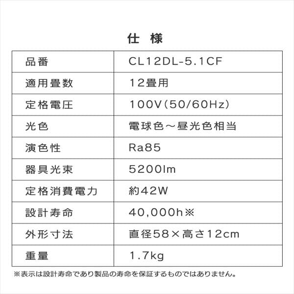 LEDシーリングライト メタルサーキットシリーズ クリアフレーム 12畳 CL12DL-5.1CF H248704F│アイリスプラザ│アイリス