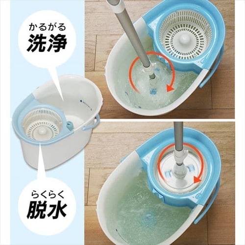 手回しタイプ】回転モップセット KMT-420 H250117│アイリスプラザ│アイリスオーヤマ公式通販サイト