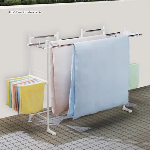 【訳あり】万能室内物干し HBY-240 白【同梱不可】_3