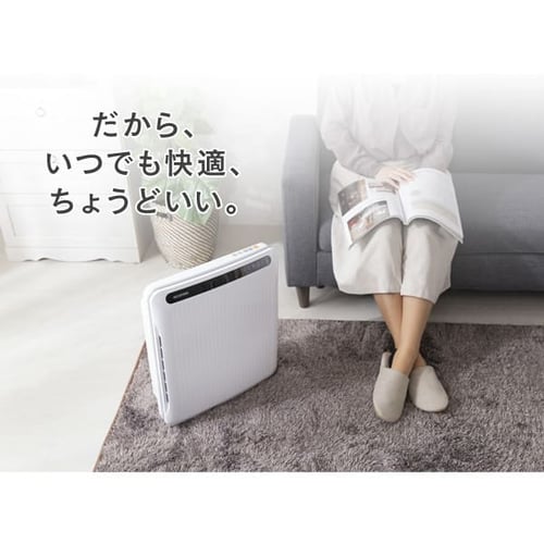 空気清浄機〔ホコリセンサー付〕 PMAC-100-S ホワイト／グレー H260313│アイリスプラザ│アイリスオーヤマ公式通販サイト