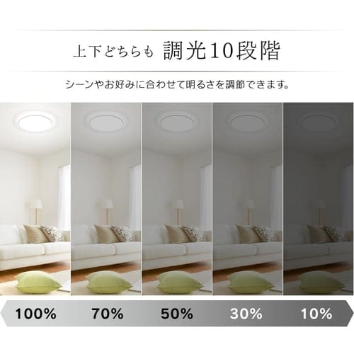 2個セット】LEDシーリングライト 間接照明 8畳 調色 CL8DL-IDR 1903507 │アイリスプラザ│アイリスオーヤマ公式通販サイト