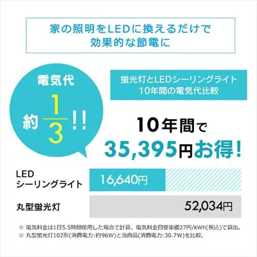 LEDシーリングライト 6.1 音声操作 プレーン 8畳 調光 CL8D-6.1V _14