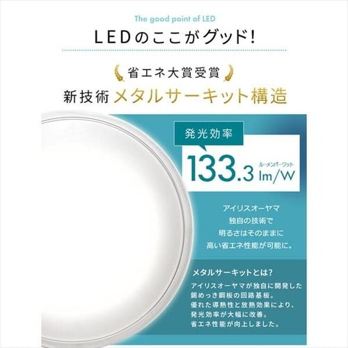 LEDシーリングライト 5.11 音声操作 クリアフレーム 12畳 調色 CL12DL