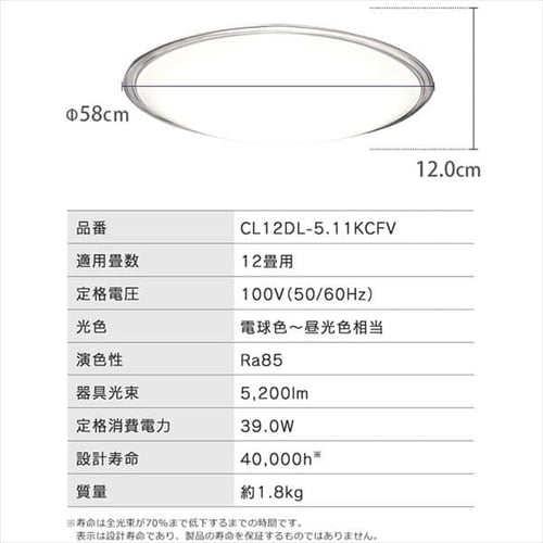 中古 アイリスオーヤマ LEDシーリングライト CL12DL-5.11WFV-U Amazon | アイリスオーヤマ LEDシーリングライト 音声操作 調光