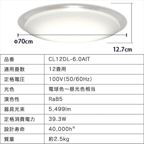 LEDV[OCg fUCt[^Cv6.0 12F AIXs[J[ CL12DL-6.0AIT+Google Nest Mini_18