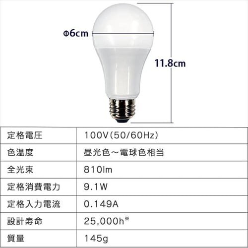 LEDd E26 Lz 60` gF AIXs[J[ LDA9D/L-G/D-86AITG+Google Nest Mini_33