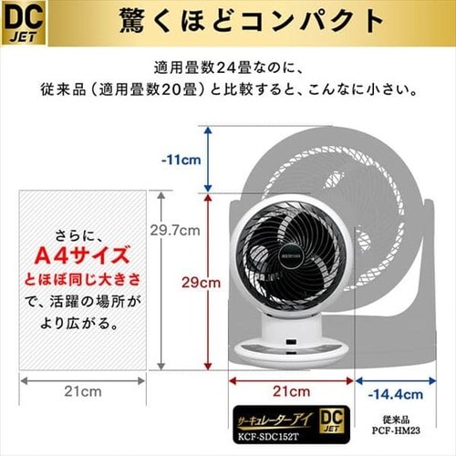 T[L[^[AC 24 DC[^[ ㉺EU KCF-SDC152T-W p[zCg_21