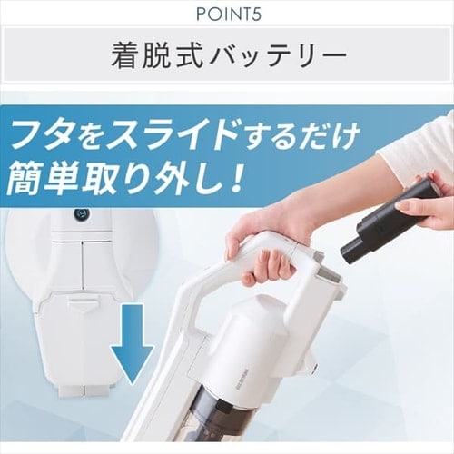 生活家電 掃除機 充電式サイクロンスティッククリーナー SCD-180-W ホワイト H289063F 