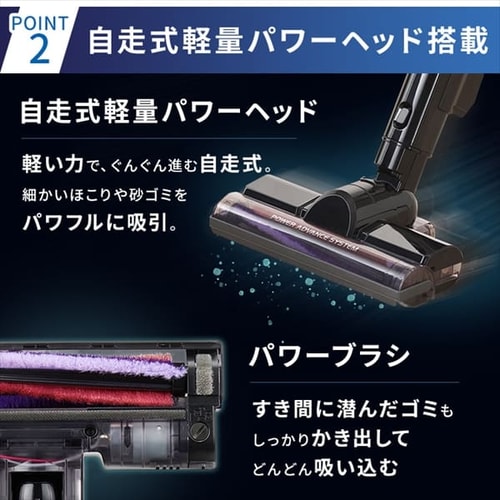 充電式サイクロンスティッククリーナー SCD-R1P-B ブラック