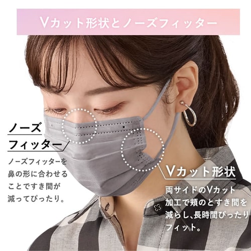 ゆうパケット》【60枚入】プリーツマスク APN-60LPB ピンクベージュ 17.5㎝ H290563 │アイリスプラザ│アイリスオーヤマ 公式通販サイト