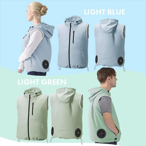 クールウェアFNCTベストセット FC22300-GRM ライトグレー Mサイズ