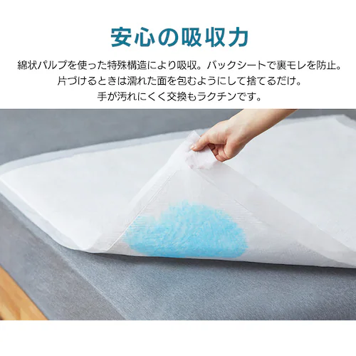 使い捨て防水シーツ普通サイズ 5枚入り 介護用品 防水シーツ 介護シーツ_5