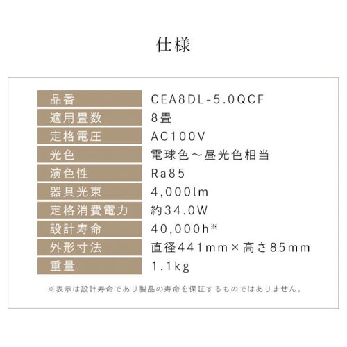 LED V[OCg 8  F ߓd HEHsv Rt 5Nۏ CEA8DL-5.0QCF_19
