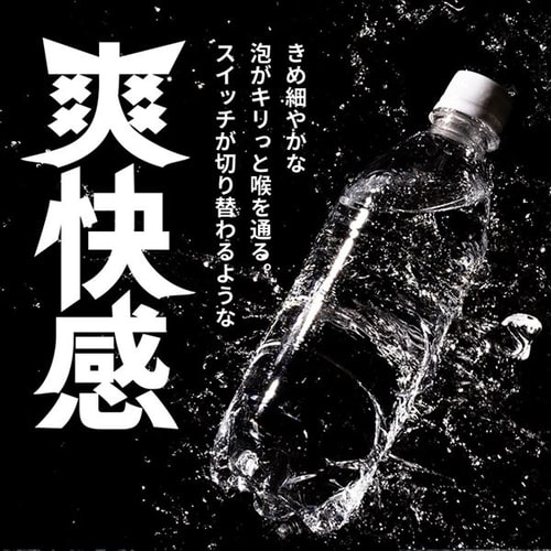 富士山の強炭酸水500ml×24本 ラベルレス H311457 │アイリスプラザ│アイリスオーヤマ公式通販サイト