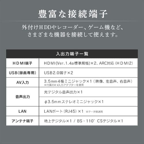 液晶テレビ 32V ブラック 32WB10P H513829F│アイリスオーヤマ
