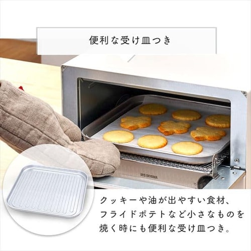 オーブントースター 4枚焼き ホワイト Eot 032 W H513858f アイリスプラザ アイリスオーヤマ公式通販サイト