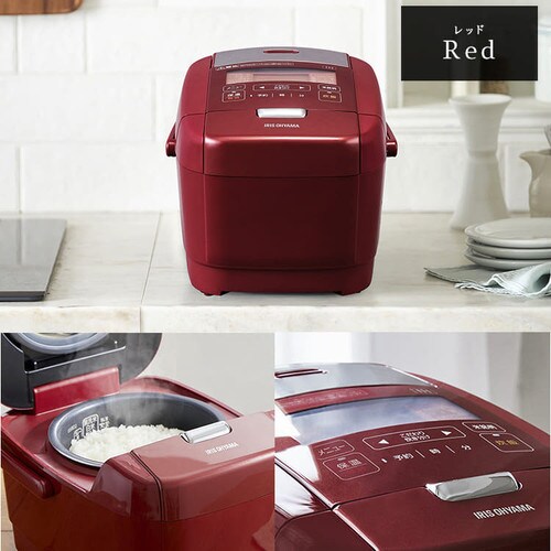 米屋の旨み 銘柄炊き IHジャー炊飯器 3合 RC-IH30-R レッド H514229 │アイリスプラザ│アイリスオーヤマ公式通販サイト