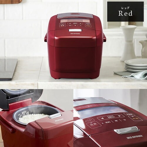 米屋の旨み 銘柄炊き IHジャー炊飯器 5.5合 RC-IH50-R レッド H514231 │アイリスプラザ│アイリスオーヤマ公式通販サイト
