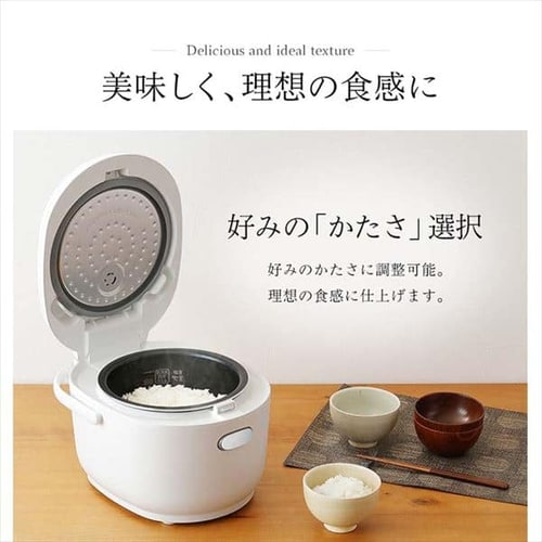 米屋の旨み ジャー炊飯器5.5合 ホワイト ERC-MD50-W