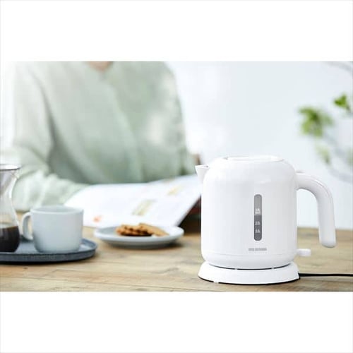 ケトル ベーシックタイプ ホワイト IKEB-800-W H514667F│アイリスプラザ│アイリスオーヤマ公式通販サイト