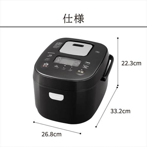 生活家電 炊飯器 IHジャー炊飯器 5.5合 RC-IK50-W ホワイト H516545 │アイリスプラザ 