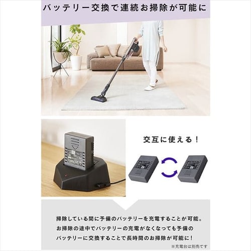 充電式サイクロンスティッククリーナー 別売バッテリー充電台 CEA-BC14 H517422F│アイリスプラザ│アイリスオーヤマ公式通販サイト アイリスオーヤマ IRIS OHYAMA 充電式サイクロンスティッククリーナー 別売バッテリー CEA-BL14