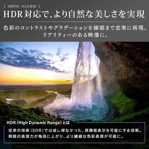 【訳あり】4Kチューナー内蔵液晶テレビ 55V LUCA LT-55D6210B ブラック_4