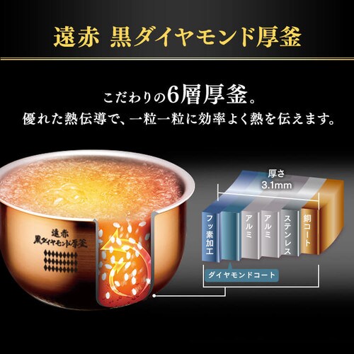 圧力IHジャー炊飯器 5.5合 RC-PJ50-B