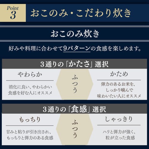 圧力IHジャー炊飯器 5.5合 RC-PJ50-B H518132F│アイリスプラザ│アイリスオーヤマ公式通販サイト