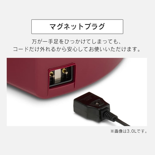 ジャーポット マイコン式2.2L IAHD-122-R カシスレッド H518847 │アイリスプラザ│アイリスオーヤマ公式通販サイト