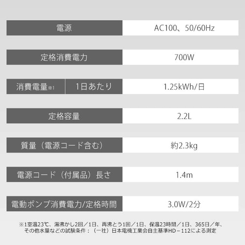 ジャーポット マイコン式2.2L IAHD-122-R カシスレッド H518847 │アイリスプラザ│アイリスオーヤマ公式通販サイト