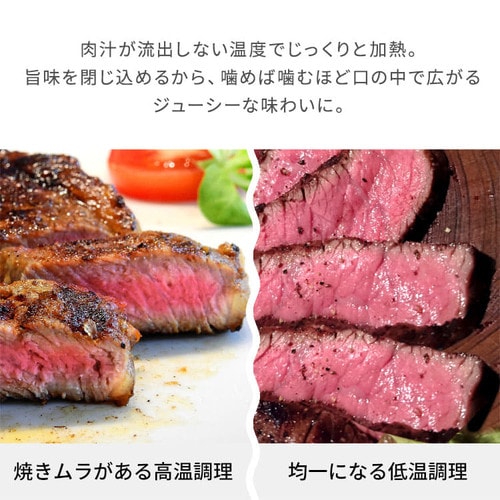 低温調理器 スリム 防水仕様 LTC-02-W ホワイト H518429 │アイリス