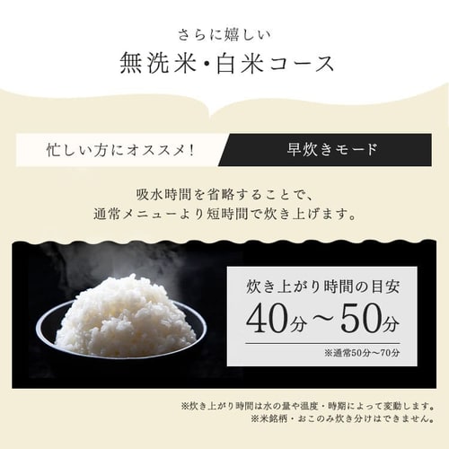 炊飯器 10合 マイコン式 RC-ME10-B ブラック