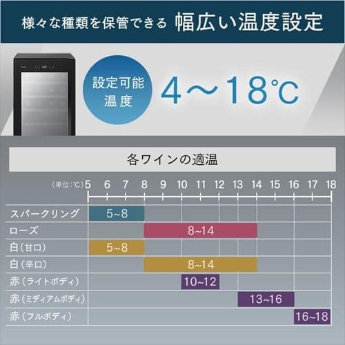 ワインセラー 16本 49L コンプレッサー式 タッチパネル IWC ワインセラー 16本 49L コンプレッサー式 タッチパネル IWC