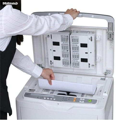 自動細断】シュレッダー 業務用 53L クロスカット 320枚自動細断