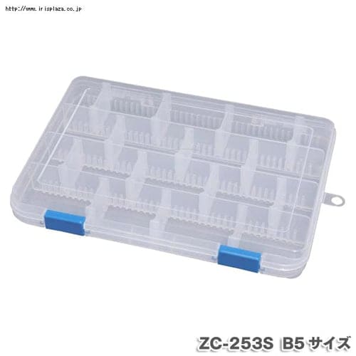 Free! クリアケース まとめ売り 自在仕切クリアケース フリーピッチ ZC-151S クリア H520886