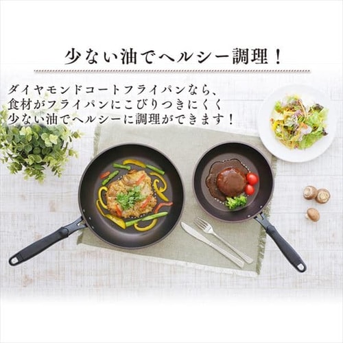 ダイヤモンドコートフライパン 炒め鍋28cm DIS-W28 H520923│アイリスプラザ│アイリスオーヤマ公式通販サイト